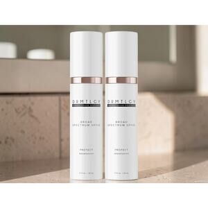 DRMTLGY SmrtSun SPF 45 Face Sunscreen 1.7oz 2 Pack Exp 11/26 Anti Aging Sealed